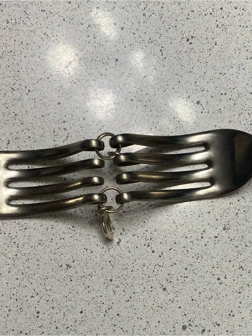 Vintage Silver Fork Bracelet